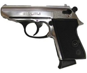 PPK 8MM Blank Firing Gun – Nickel