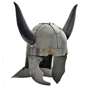 Medieval Viking Horned Helmet