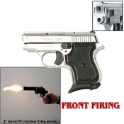 Front Firing Jetfire Blank Gun 8MM-Chrome