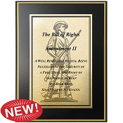 Second Amendment Plaque