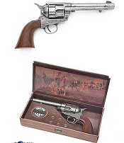 1873 Peacemaker Western Cap Pistol Gray Finish   