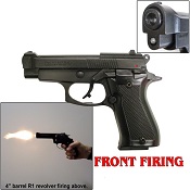 Front Firing M85 Beretta 9MMPA Blank Gun Black