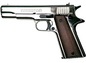 Bruni 1911 Blank Firing Gun 8mm Black- Nickel