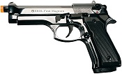 Front Firing V92F 9MMPA Blank Firing Gun-Chrome