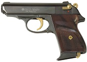 V-PPK 9 MMPA Blank Firing Gun - Black/Gold