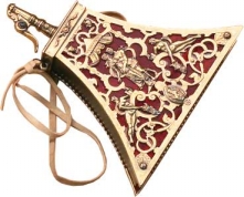 17Th Century Powder Flask.
