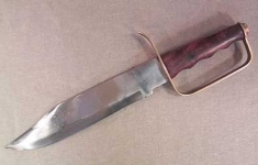 CIVIL WAR D-GUARD BOWIE KNIFE