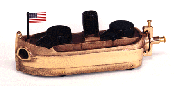 1924 Navy Gun Boat � Blank Firing - Red Brass