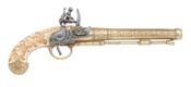 BELGIAN GOLD ENGRAVED FLINTLOCK