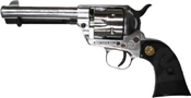 1873 Peacemaker .22 Caliber Blank Gun-Silver-Black