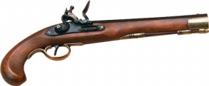 Kentucky Flintlock Pistol.