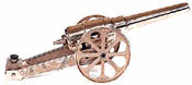 Large Red Brass Cannon