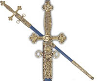 Ceremonial Masonic Sword.