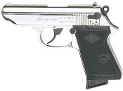 PPK 8MM Blank Firing Gun – Nickel