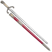 Peter the Great Sword, Silver and Red