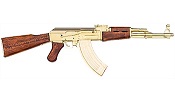Replica AK-47 Assault Rifle, Gold Finish