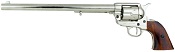 1873 Single Action Peacemaker Buntline Revolver Non-Firing Gun –Nickel