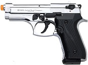 Front Firing Jackal Compact 9MMPA Blank Firing Gun-Chrome