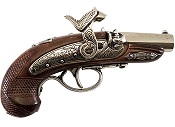 Philadelphia Derringer Replica- Shiny Nickel