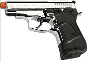 Zoraki Model 914 Chrome Semi Automatic Front Firing 9MMPA Blank 