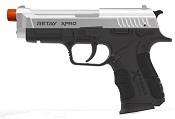 Retay XPRO Chrome 9MMPA Front Firing Blank Firing Gun  