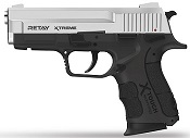 Retay XTREME Nickel (matte) Front Firing 9MMPA Blank Firing Gun 