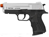 Retay XTREME Nickel (matte) Front Firing 9MMPA Blank Firing Gun 