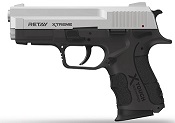 Retay XTREME Chrome Front Firing 9MMPA Blank Firing Gun  