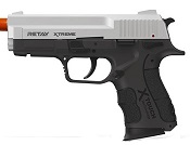 Retay XTREME Chrome Front Firing 9MMPA Blank Firing Gun  