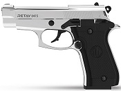 Retay 84FS Nickel 9MMPA Front Firing Blank Firing Gun  